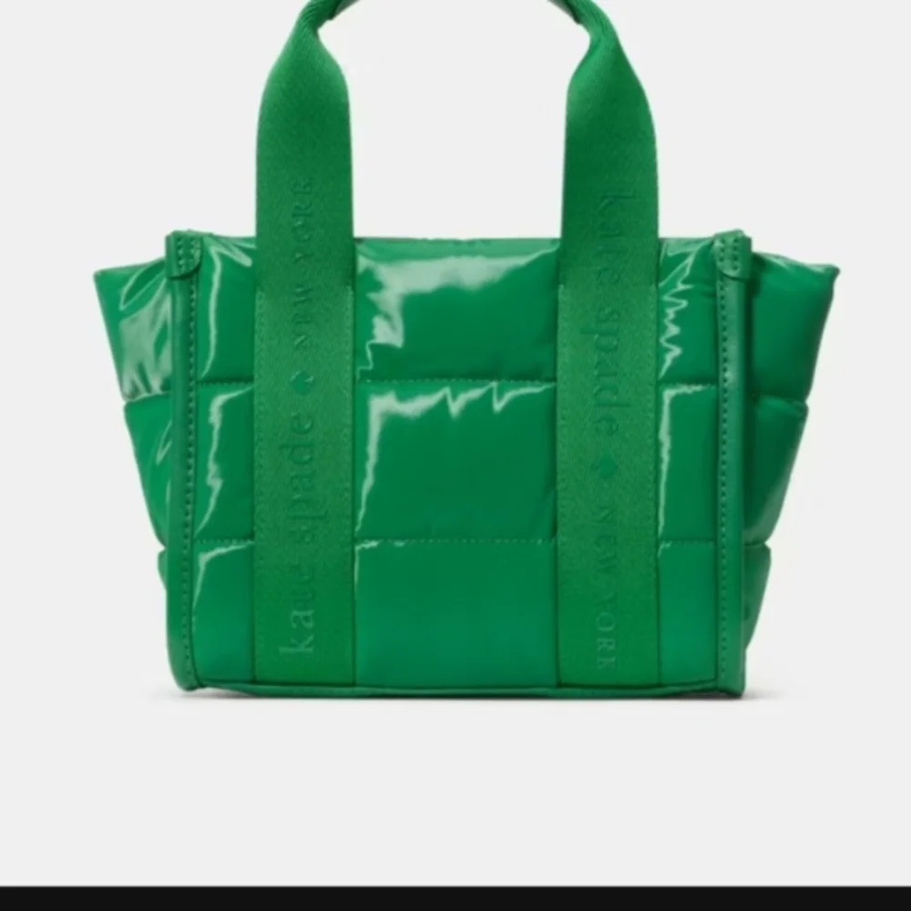 Kate Spade Glossy Green Tote - Picture 1 of 6